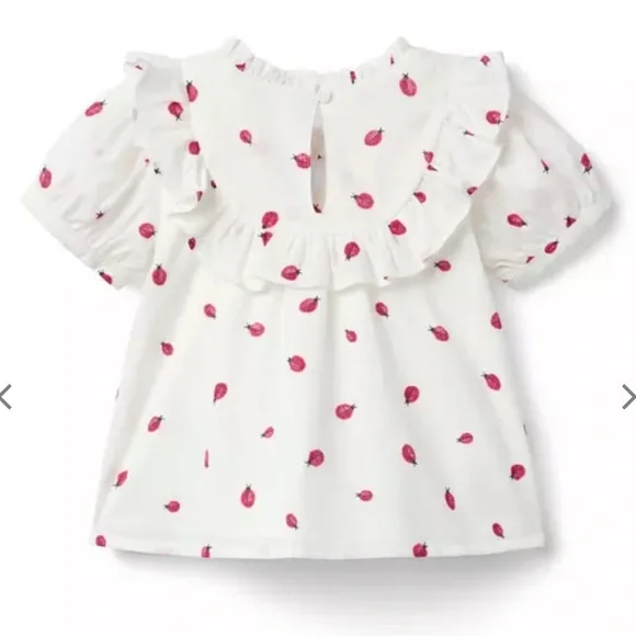 Ladybug Ruffle Top - Picture 3 of 3
